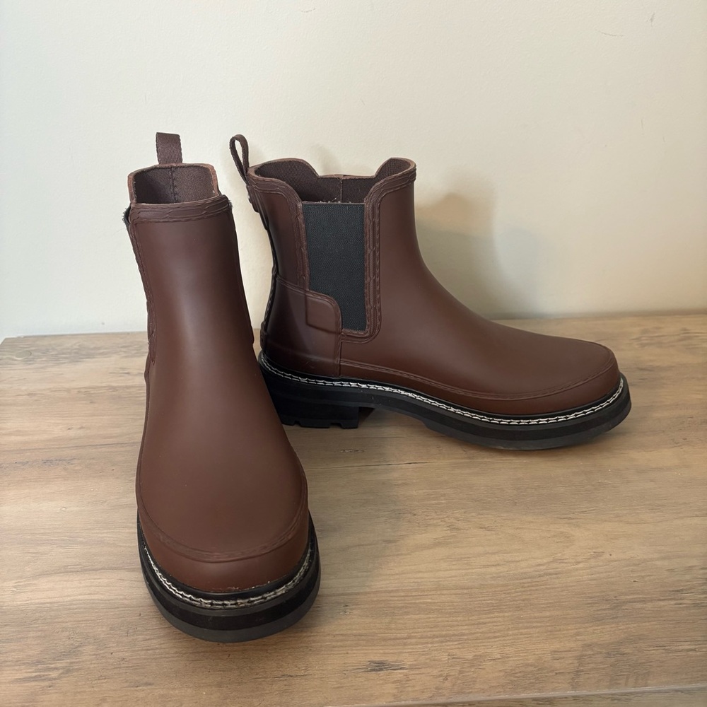 Hunter Brown Winter & Rain Boots - Picture 5 of 10